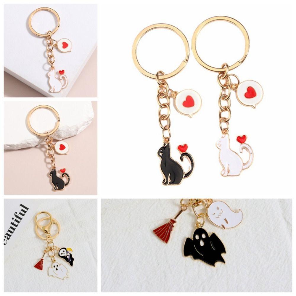 Призрак Маленький Призрак Призрак Маленький Призрак Брелок Мультяшный Кот Брелок Мультяшный Кот Подарки для Девочек